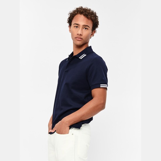 Aigle The Dry-fast Polo Shirts Men Navy ZA-43579